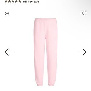 Skims pink sweatpants